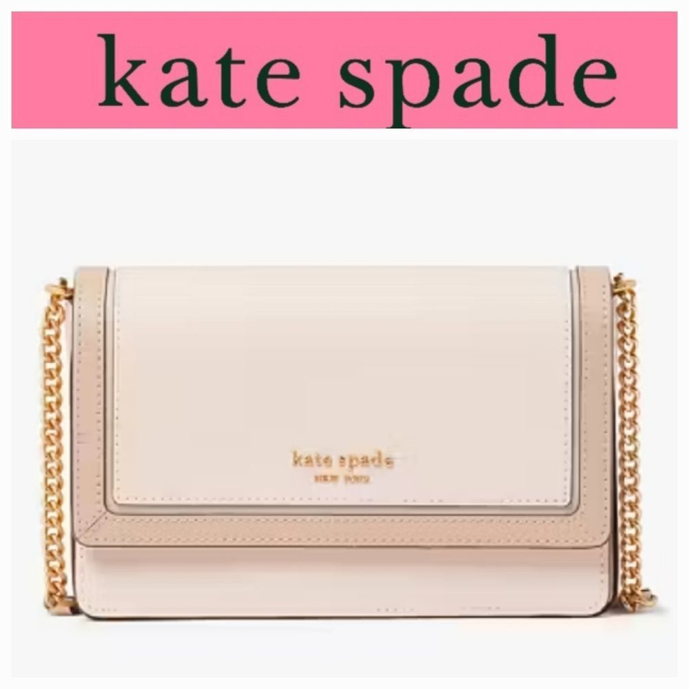 Kate Spade New York Morgan Crystal‎ Inlay Flap Chain Crossbody Bag